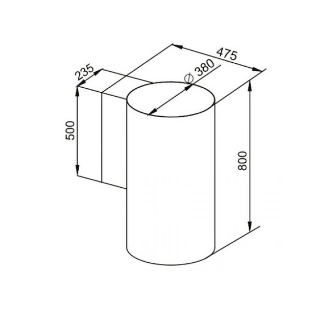 Вытяжка Kuppersberg WL-TUBA B