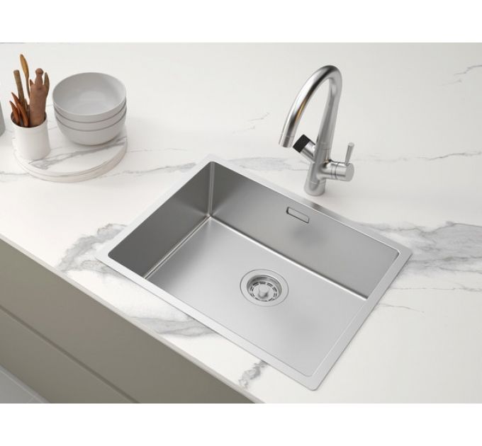 Мойка Paulmark Lassan 54 uni LA54-BS, брашированная нерж. сталь