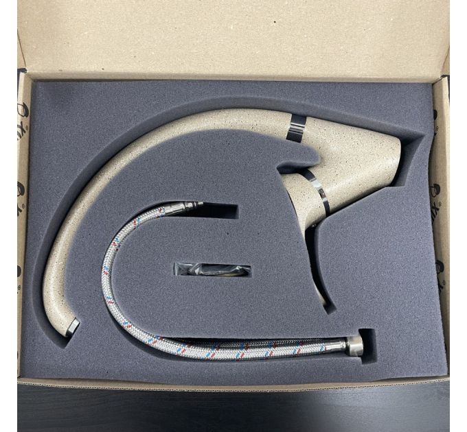 Смеситель МРАМОР Crema песочный GR 302