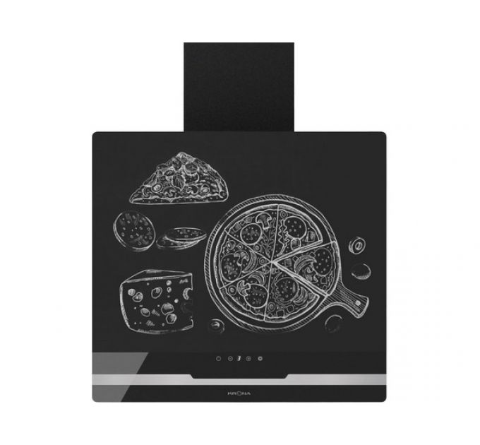 Вытяжка KRONA DOMENIKA 600 black/inox S