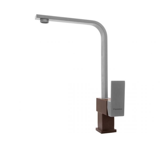 Смеситель Florentina Сильвер брауни