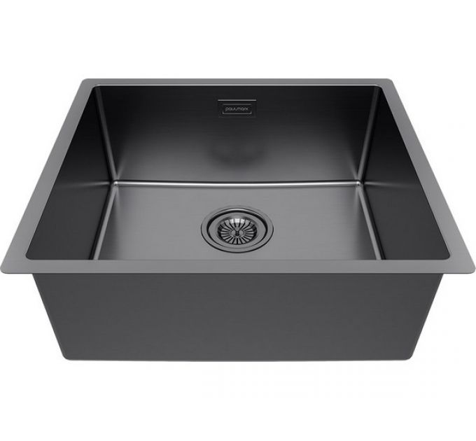 Мойка Paulmark Lassan 49 uni LA49-GM, вороненая сталь