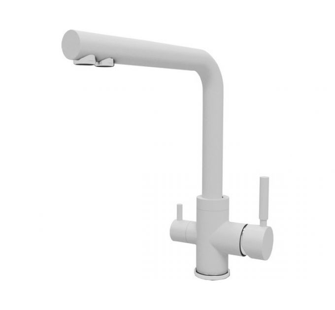 Смеситель Dr.Gans АКЦЕНТ белый