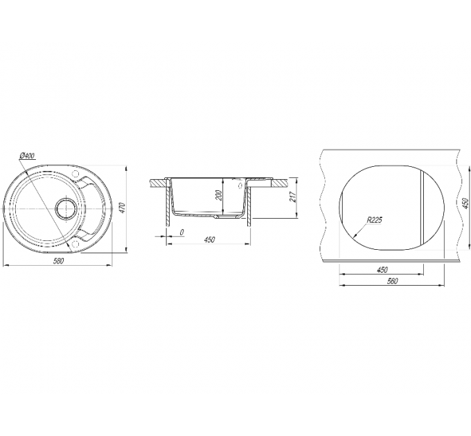 Мойка Dr.Gans БЕРТА 580 терракота