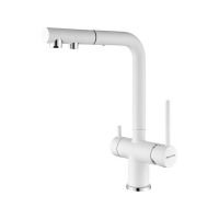 Смеситель Paulmark Serpentine Se213222-WH (431), белый матовый