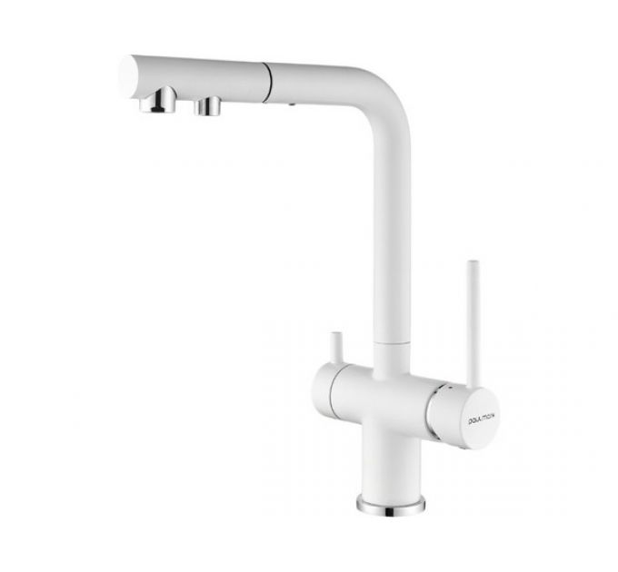 Смеситель Paulmark Serpentine Se213222-WH (431), белый матовый
