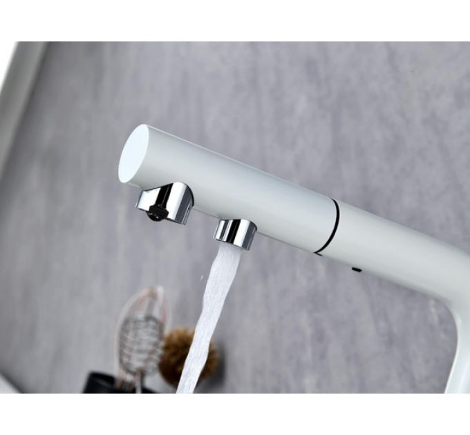 Смеситель Paulmark Serpentine Se213222-WH (431), белый матовый