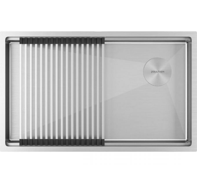 Мойка Paulmark Next-pro 74 uni PM707445-BS, брашированная нерж. сталь
