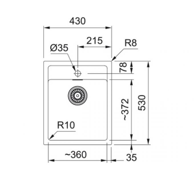 Мойка Franke SID 610-40, оникс (114.0489.202)