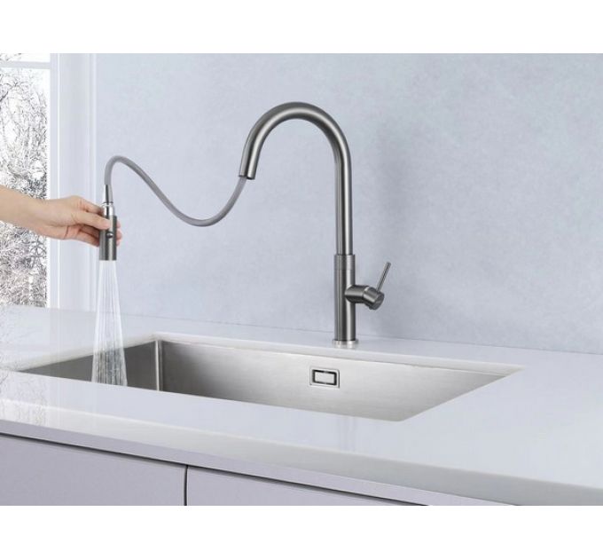 Смеситель Longran Techno LM2183 GunGrey