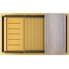 Мойка Paulmark Next-multi sink 74 uni PM787445-BG, брашированное золото