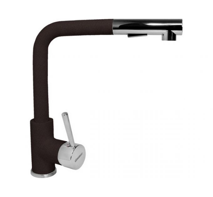 Смеситель Longran Impact с выдв. лейкой LM2182 - 93 Marone