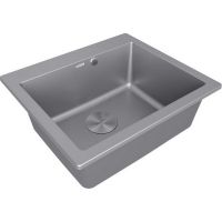 Мойка Paulmark Kante 60 PM106052-GRM, серый металлик