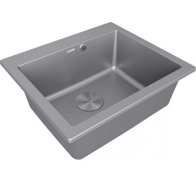 Мойка Paulmark Kante 60 PM106052-GRM, серый металлик