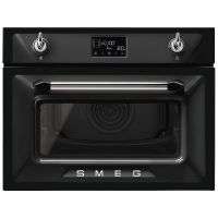 Духовой шкаф SMEG SO4902M1N компактный с СВЧ
