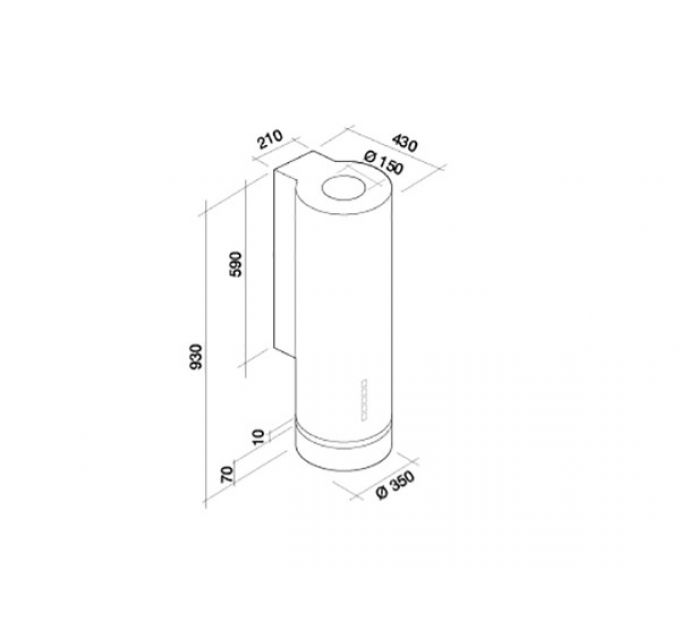 Вытяжка Falmec POLAR RAME 35