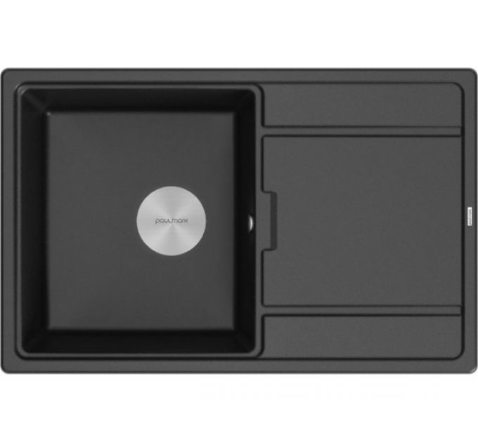 Мойка Paulmark Flugen 50-780 PM217850-BL, черный гранит