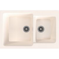 Мойка Gamma Stone GS-13 белый 331