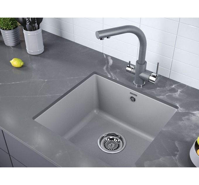 Смеситель Paulmark Essen Es213011-GRM (402), серый металлик