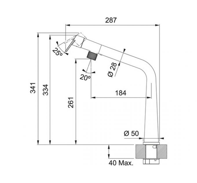 Смеситель Franke Icon, хром (115.0625.185)