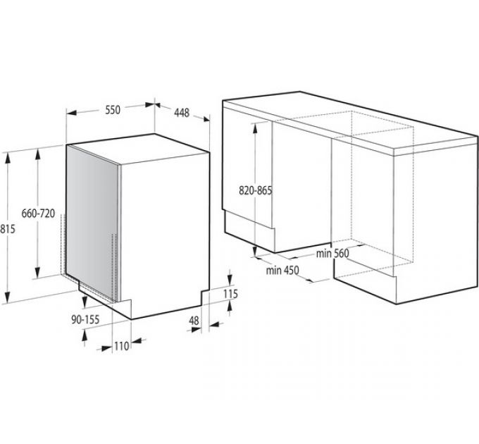 Посудомоечная машина Gorenje GV522E10S