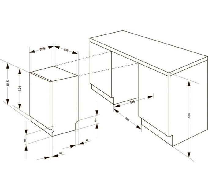 Посудомоечная машина MEFERI MDW6063 POWER