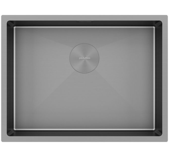 Мойка Paulmark Next 58 uni PM215844-MG, матовый серый