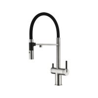 Смеситель Paulmark Gravity Gr213888-BS, брашированная нерж. сталь