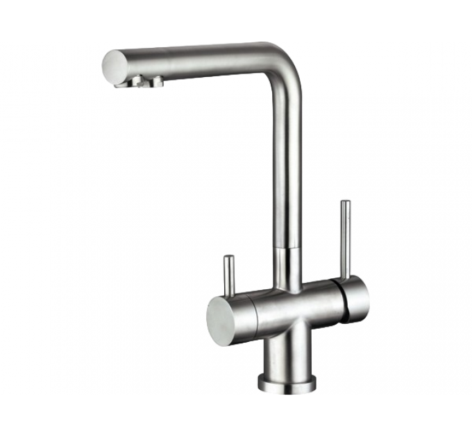 Смеситель Florentina Арес нержавеющая сталь