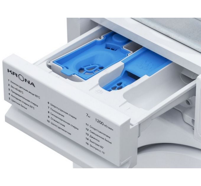 Стиральная машина KRONA KAYA 1200 7K WHITE KRWM107 встраиваемая