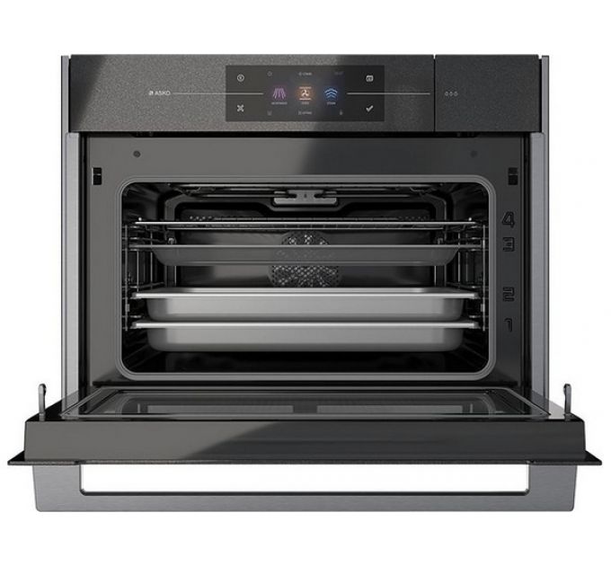 Духовой шкаф ASKO OCSM8478G компактный с паром и СВЧ