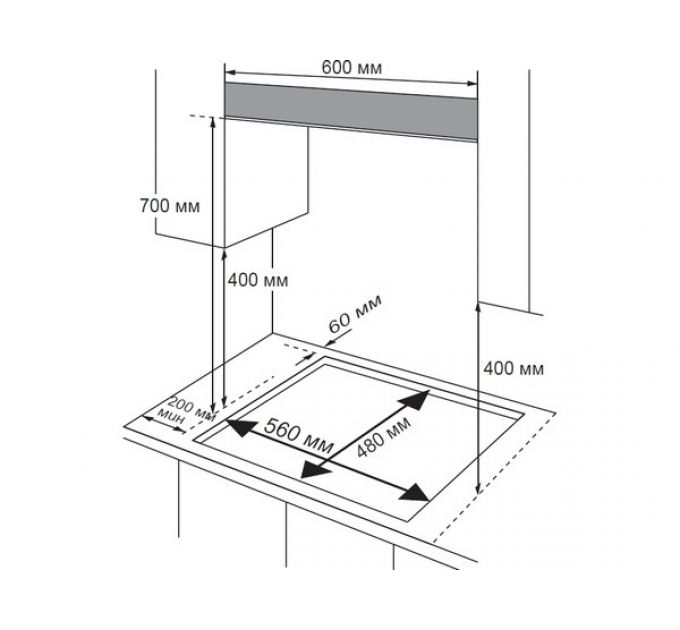 Варочная панель Midea MG645TGW газовая