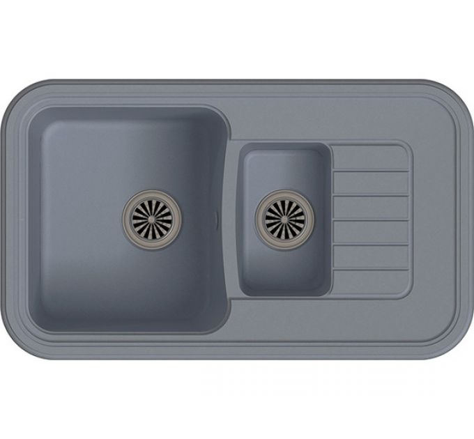 Мойка Ewigstein Antik 60KF серый металлик
