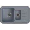 Мойка Ewigstein Antik 60KF серый металлик