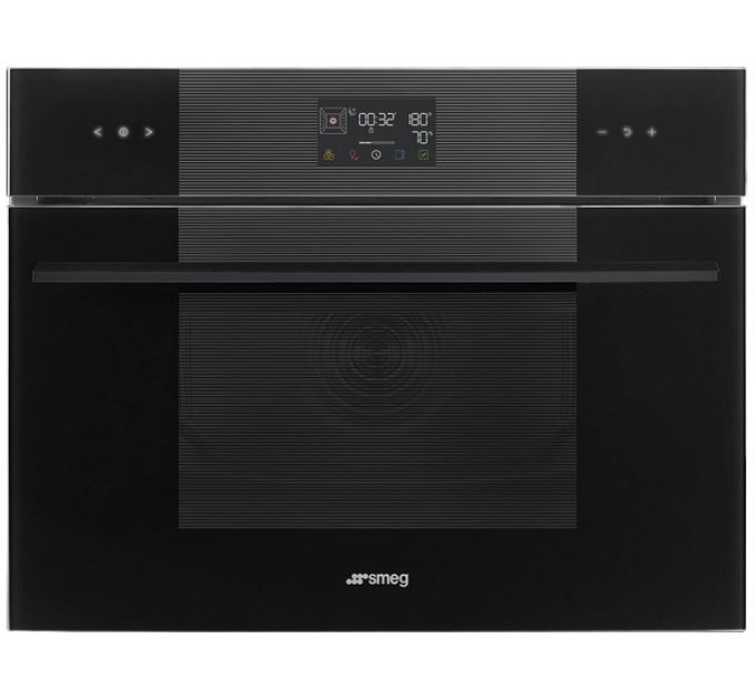 Духовой шкаф SMEG SO4102S3B3 компактный с паром
