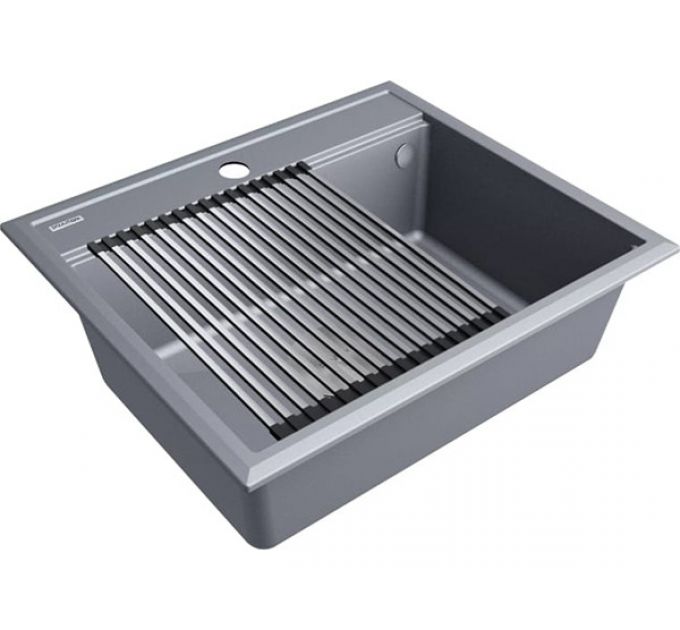 Мойка Paulmark Stepia 60 PM115951-GRM, серый металлик