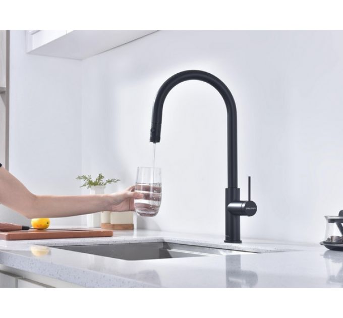 Смеситель Paulmark Galant Ga213077-AN, антрацит