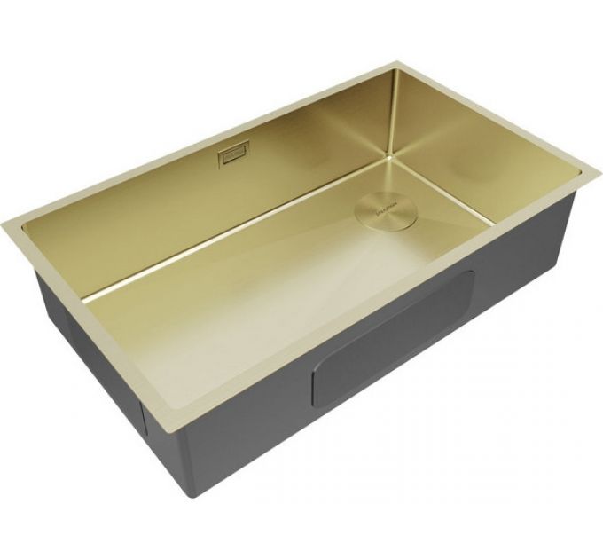 Мойка Paulmark Next-skew 74 uni PM887444-LG, светлое золото