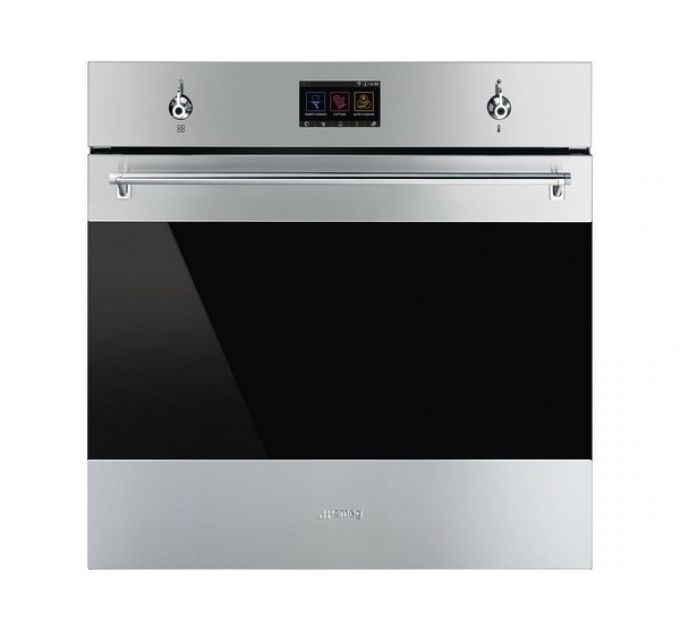 Духовой шкаф SMEG SO6303APX с паром и СВЧ