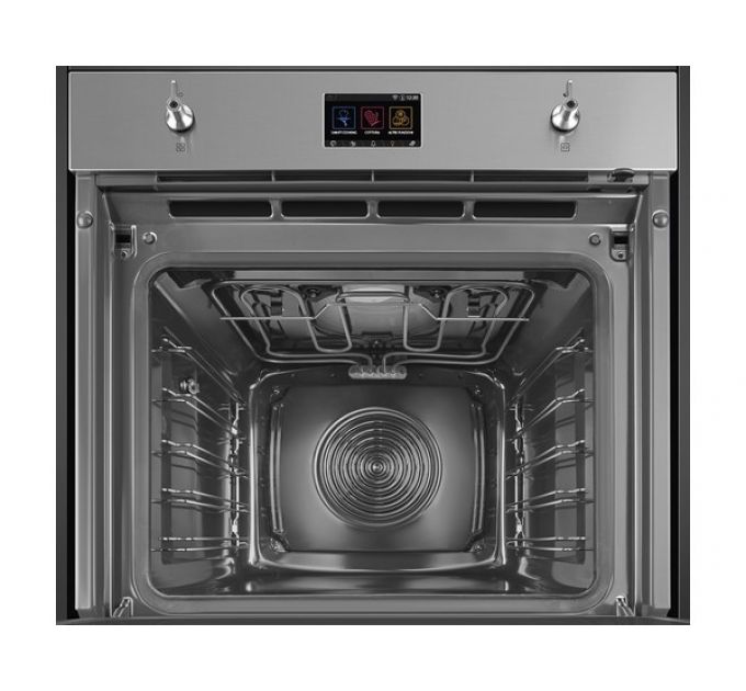 Духовой шкаф SMEG SO6303APX с паром и СВЧ