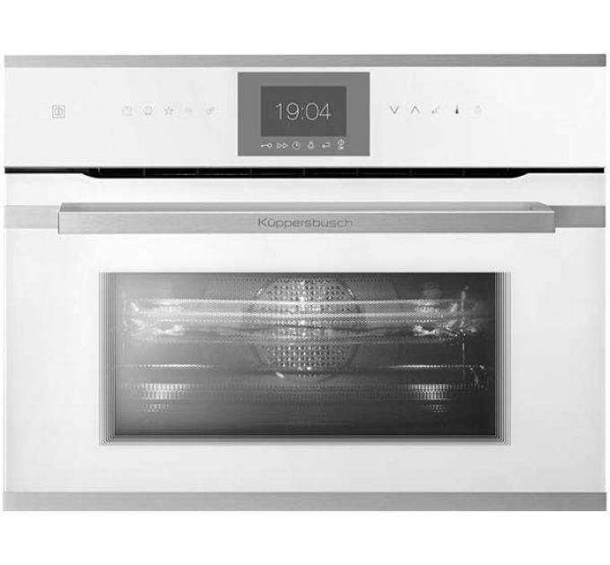 Духовой шкаф Kuppersbusch CBM 6550.0 W1 компактный с СВЧ