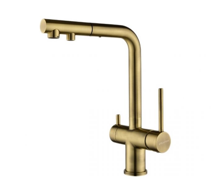 Смеситель Paulmark Serpentine Se213222-BR, бронза