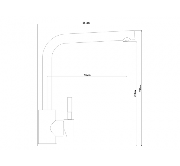 Смеситель Dr.Gans ЛИРА белый