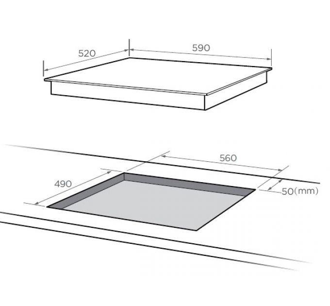 Варочная панель Midea MIH64516F индукционная