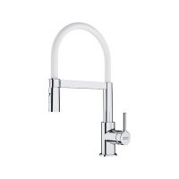 Смеситель Franke Lina Semi-pro, xром/белый (115.0626.088)