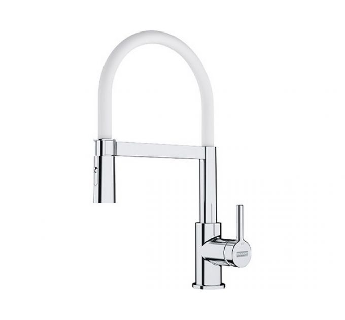Смеситель Franke Lina Semi-pro, xром/белый (115.0626.088)