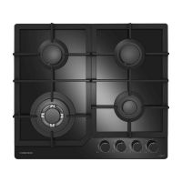 Варочная панель MEFERI MGH604BK GLASS COMFORT газовая