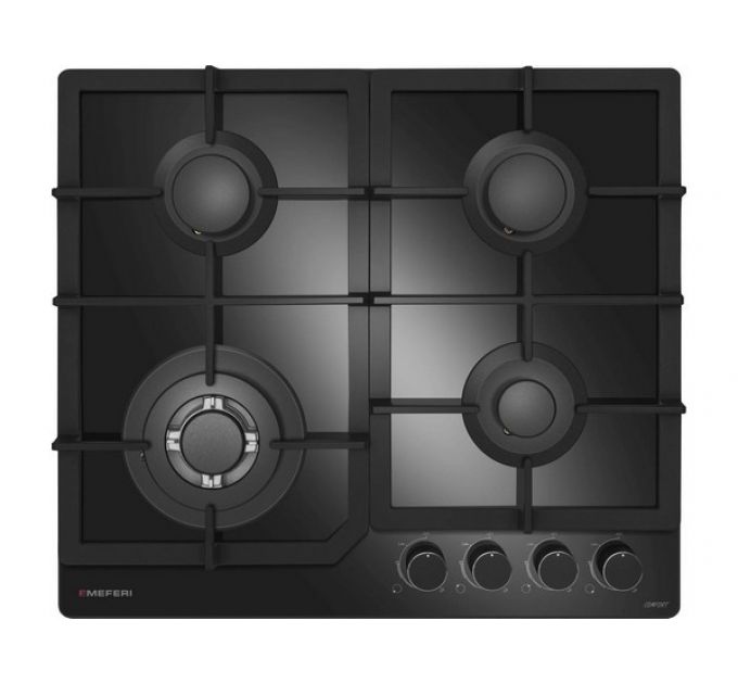 Варочная панель MEFERI MGH604BK GLASS COMFORT газовая