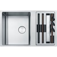 Мойка Franke BWX 120-41-27, вентиль-автомат, шлифованная (122.0579.553)