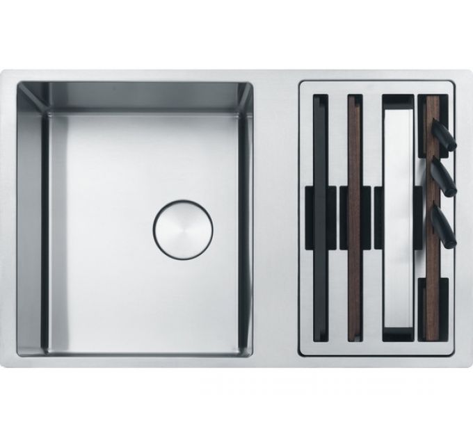 Мойка Franke BWX 120-41-27, вентиль-автомат, шлифованная (122.0579.553)